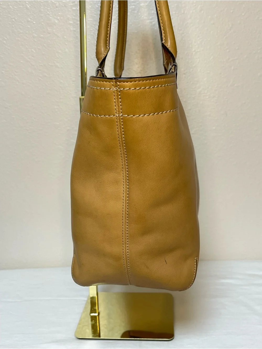 COACH Bleecker Legacy Tote in Tan - Picture 9 of 15